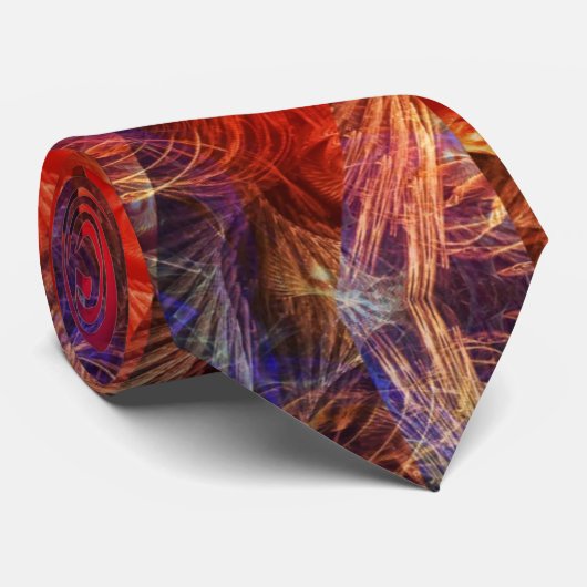 Abstract fractal #11 Stropdas (Opgerold)