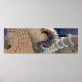 Abstract Fractal Artwork Wall Poster (Voorkant)