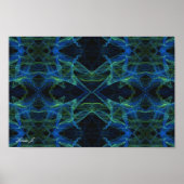Abstract Fractal Background Canvas of Poster (Voorkant)