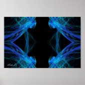 Abstract Fractal Background Canvas of Poster (Voorkant)