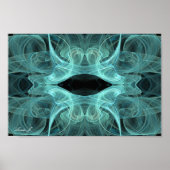 Abstract Fractal Background Canvas of Poster (Voorkant)