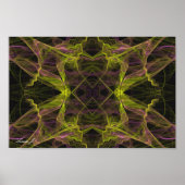 Abstract Fractal Background Canvas of Poster (Voorkant)