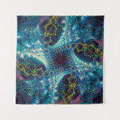 Abstract fractal background - computer-generated i wandkleed (Voorkant)