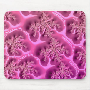 Abstract fractal Design ~ Roze Waffle ~ Muismat