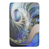 Abstract Fractal Fantasy Badmat (Voorkant Verticaal)