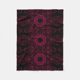 Abstract fractal fleece deken