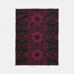Abstract fractal fleece deken