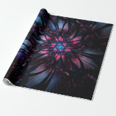 Abstract fractal flower design.   cadeaupapier (Uitgerold)