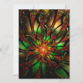 Abstract fractal flower design.  kaart (Voorkant)