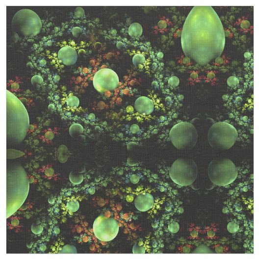 Abstract Fractal Forest Fabric Stof (Close Up)