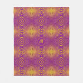 Abstract fractal modern patroon fleece deken (Voorkant)