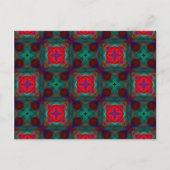 Abstract Fractal Patroon Briefkaart (Voorkant)