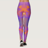 Abstract Fractal Patroon Leggings (Achterkant)