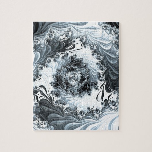 Abstract fractal patterns and shapes. Fractal Art Legpuzzel (Verticaal)