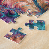 Abstract fractal patterns and shapes. Fractal Art Legpuzzel (Zijkant)