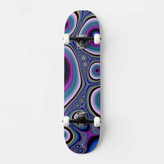 Abstract fractal persoonlijk skateboard (Voorkant)