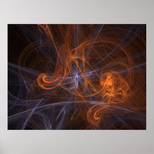 abstract fractal poster (Voorkant)