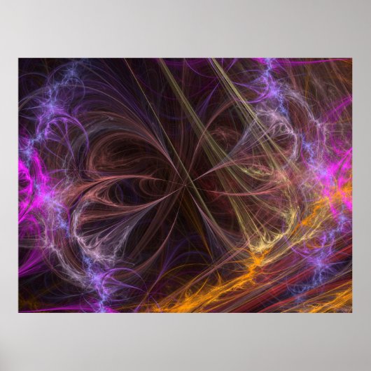 abstract fractal poster (Voorkant)