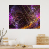 abstract fractal poster (Keuken)