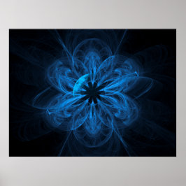 abstract fractal poster