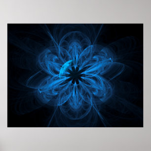 abstract fractal poster