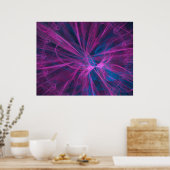 abstract fractal poster (Keuken)