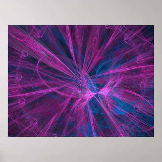 abstract fractal poster (Voorkant)