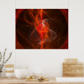 abstract fractal poster (Keuken)