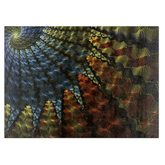 Abstract fractal snijplank (Voorkant)
