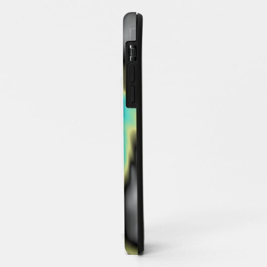 Abstract fractal spiraalblauw Case-Mate iPhone case (Achterkant/links)