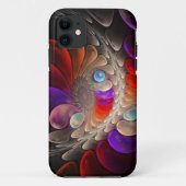 Abstract fractal Spiral Case-Mate iPhone Case (Achterkant)