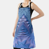 ABSTRACT FRACTALE Blauw roze ~ Schort (Insitu)
