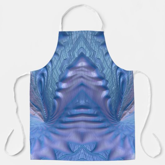 ABSTRACT FRACTALE Blauw roze ~ Schort (Voorkant)