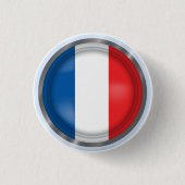 Abstract-Franse vlag, Button Franse kleuren (Voorkant)