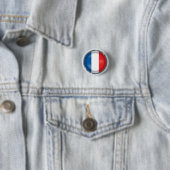 Abstract-Franse vlag, Button Franse kleuren (In situ)