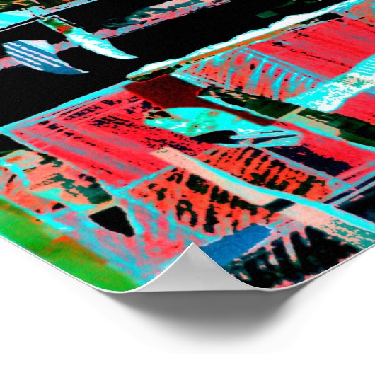 Abstract Freedom – Artistic Wall Poster (Hoek)