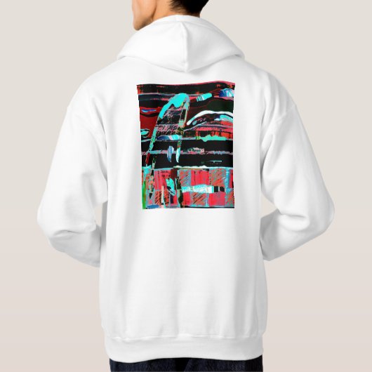 Abstract Freedom – Custom Adult Pullover Hoodie (Achterkant)