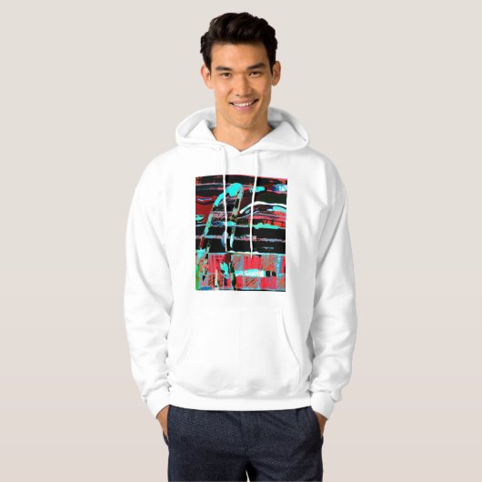 Abstract Freedom – Custom Adult Pullover Hoodie (Voorkant volledig)