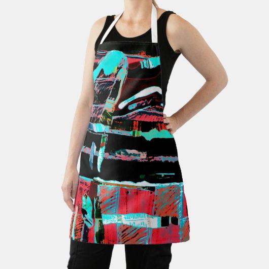 Abstract Freedom – Custom All Over Print Apron (Me Schort (Insitu)