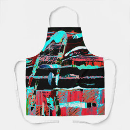 Abstract Freedom – Custom All Over Print Apron (Me Schort