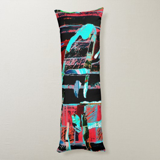 Abstract Freedom – Custom Brushed Polyester Body P Lichaamskussen (Achterkant (Verticaal))