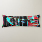 Abstract Freedom – Custom Brushed Polyester Body P Lichaamskussen (Voorkant)