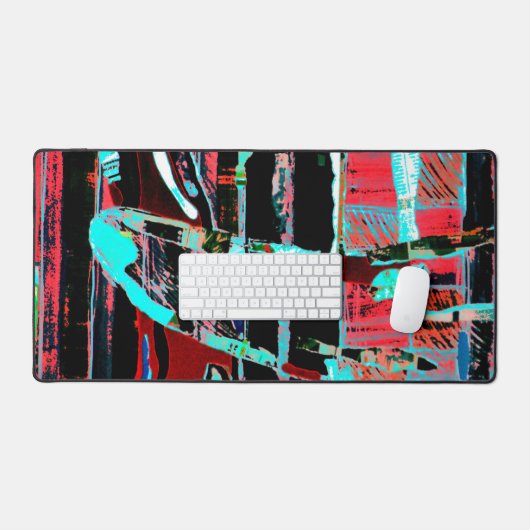 Abstract Freedom – Custom Desk Mat (Keyboard & Muis)