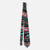 Abstract Freedom – Custom Necktie Stropdas (Achterkant)