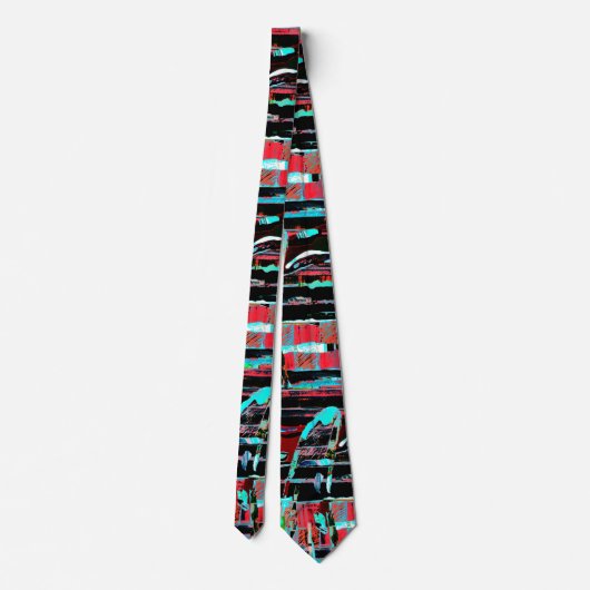 Abstract Freedom – Custom Necktie Stropdas (Achterkant)