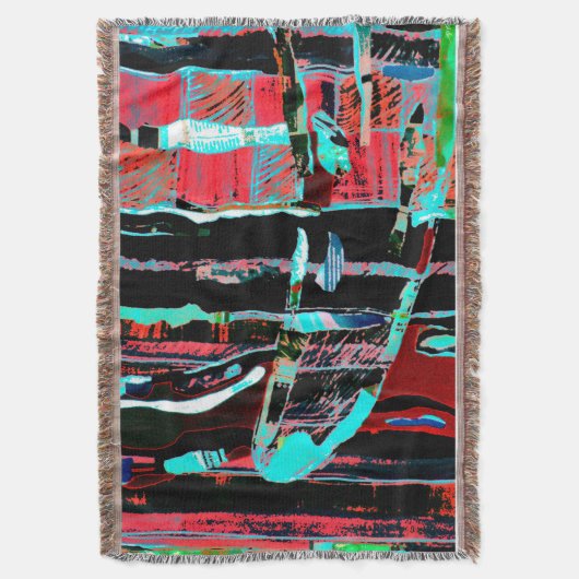 Abstract Freedom – Custom Throw Blanket Deken (Voorkant Verticaal)