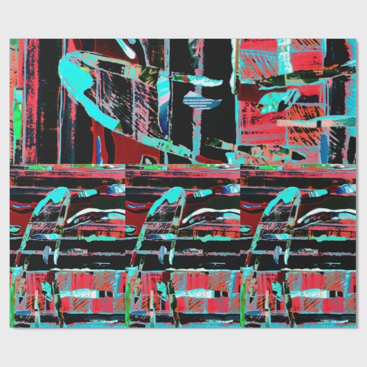 Abstract Freedom – Custom Wrapping Paper (29" x 6’ Cadeaupapier (Vlak)