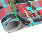 Abstract Freedom – Custom Wrapping Paper (29" x 6’ Cadeaupapier (Rol Hoek)