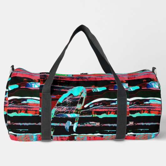 Abstract Freedom – Print Cut Sew Large Duffel Bag Plunjezak (Voorkant)