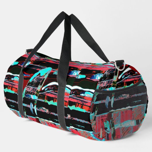 Abstract Freedom – Print Cut Sew Large Duffel Bag Plunjezak (Rechterhoek)